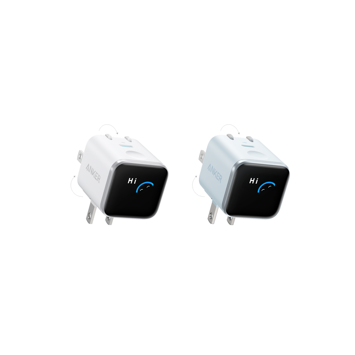 Anker Nano Charger (45W, Smart Display, 180° Foldable)